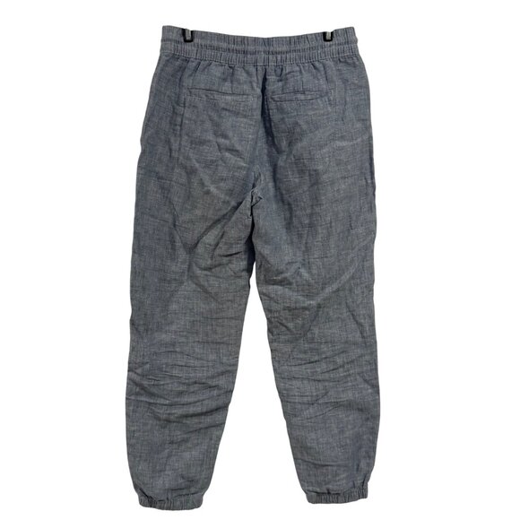 Athleta‎ Retreat Linen Jogger Chambray Blue Size 2P - Picture 5 of 10